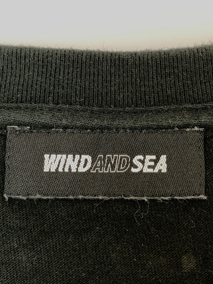 【中古品】【メンズ】 WIND AND SEA ウィンダンシー PRINT S S TEE WDS-CS-356 プリント 半袖Tシャツ メンズ トップス ショートスリーブ 142-260518-em-14-min サイズ：L カラー：ブラック 万代Net店