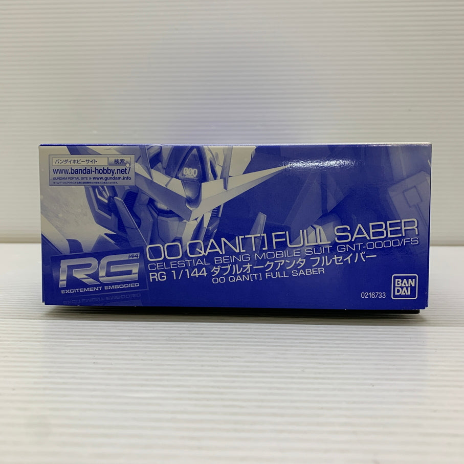 【中古品】 RG ダブルオークアンタ フルセイバー プラモデル ガンプラ バンダイ 058-260529-em-03-min 万代Net店