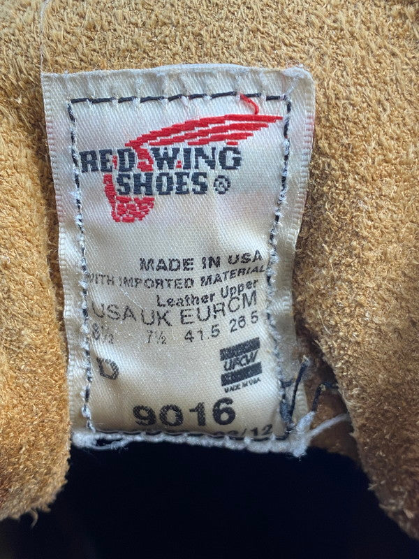 【ジャンク品】【メンズ】 RED WING レッドウィング 9016 12年製 BECKMAN ベックマン 靴 シューズ ブーツ 164-260430-KS-22-min サイズ：26.5cm US8.5 カラー：ブラウン 万代Net店