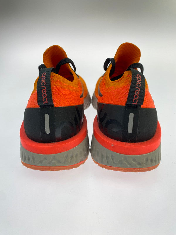 【中古品】【メンズ】 NIKE ナイキ EPIC REACT FLYKNIT AQ0067-800 エピック リアクト フライニット 靴 シューズ スニーカー SNEAKER 160-260428-KS-18-min サイズ：26cm US8 カラー：オレンジ 万代Net店