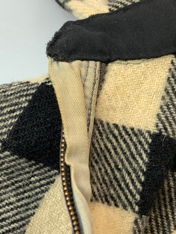 【現状渡し品】【メンズ】 FIVE BROTHER ファイブブラザー 40's HALF ZIP WOOL SHIRT VINTAGE 40年代 ハーフジップ ウールシャツ 長袖 トップス ヴィンテージ 146-260429-kk-03-min サイズ：表記なし 下記参照 カラー：ブラック/アイボリー 万代Net店
