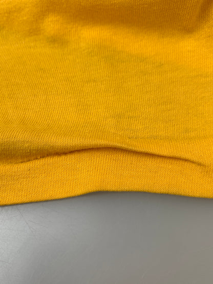 【現状渡し品】【メンズ】 LAKERS レイカーズ 80-90'S PRINT TEE 半袖Tシャツ ショートスリーブ ヴィンテージ 146-260719-AS-59-min サイズ：L カラー：イエロー 万代Net店