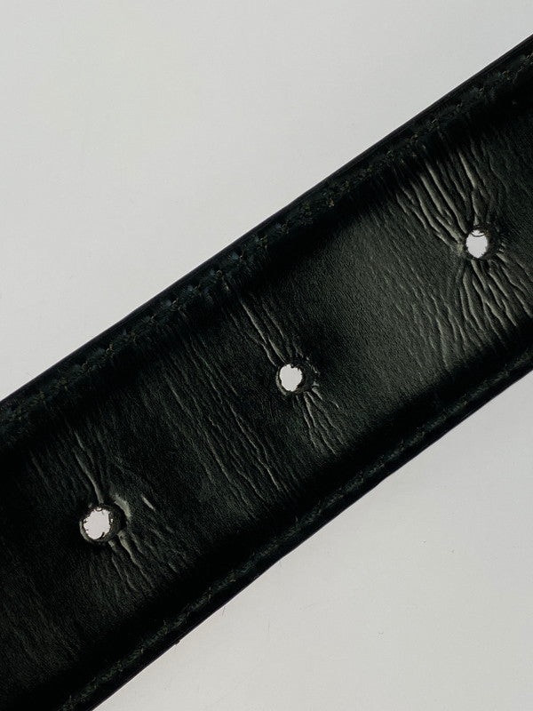 【中古品】【メンズ】 GUCCI グッチ Gバックル エナメルベルト 037・1046・2959 183-260430-em-55-min カラー：グリーン 万代Net店