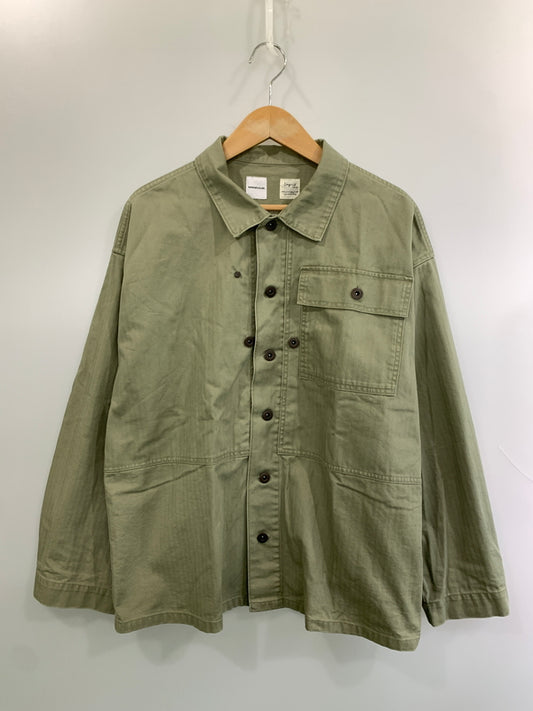 【中古品】【メンズ】 UNGRID アングリッド × WAIPER ワイパー MILITARY JACKET 112520470201 ミリタリー ジャケット メンズ アウター 長袖 145-260518-em-12-min カラー：オリーブグリーン 万代Net店