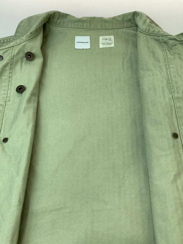 【中古品】【メンズ】 UNGRID アングリッド × WAIPER ワイパー MILITARY JACKET 112520470201 ミリタリー ジャケット メンズ アウター 長袖 145-260518-em-12-min カラー：オリーブグリーン 万代Net店