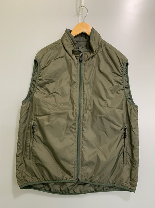 【中古品】【メンズ】 WAIPER ワイパー LIGHT PUFF PRIMALOFT VEST WP1080 ライトパフ プリマロフト ベスト メンズ ミリタリー 145-260505-em-36-min サイズ：XL カラー：カーキ 万代Net店
