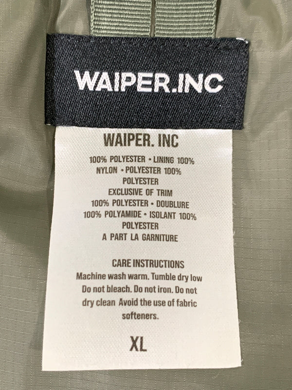 【中古品】【メンズ】 WAIPER ワイパー LIGHT PUFF PRIMALOFT VEST WP1080 ライトパフ プリマロフト ベスト メンズ ミリタリー 145-260505-em-36-min サイズ：XL カラー：カーキ 万代Net店