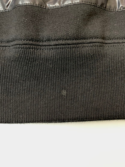 【中古品】【メンズ】 MONCLER モンクレール × FRAGMENT DESIGN フラグメントデザイン 別注 コラボ 22AW NYLON STRIPES ZIP UP H209U8G00003 ナイロン ストライプス ジップアップ パーカー トップス 141-260429-kk-20-min サイズ：M カラー：ブラック 万代Net店