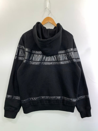 【中古品】【メンズ】 MONCLER モンクレール × FRAGMENT DESIGN フラグメントデザイン 別注 コラボ 22AW NYLON STRIPES ZIP UP H209U8G00003 ナイロン ストライプス ジップアップ パーカー トップス 141-260429-kk-20-min サイズ：M カラー：ブラック 万代Net店