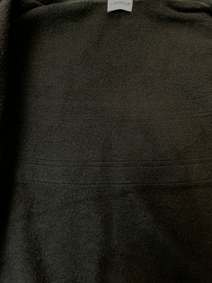 【中古品】【メンズ】 MONCLER モンクレール × FRAGMENT DESIGN フラグメントデザイン 別注 コラボ 22AW NYLON STRIPES ZIP UP H209U8G00003 ナイロン ストライプス ジップアップ パーカー トップス 141-260429-kk-20-min サイズ：M カラー：ブラック 万代Net店