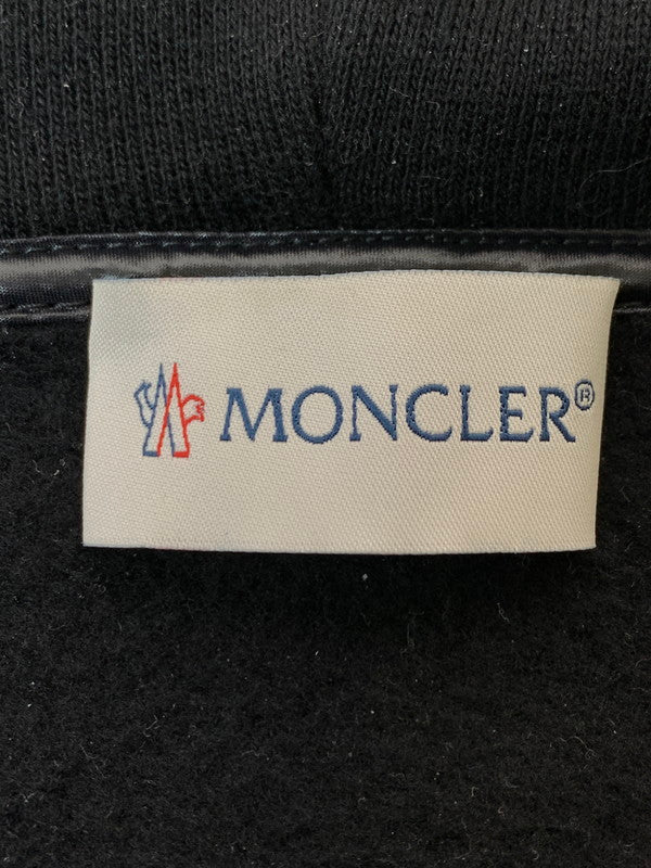 【中古品】【メンズ】 MONCLER モンクレール × FRAGMENT DESIGN フラグメントデザイン 別注 コラボ 22AW NYLON STRIPES ZIP UP H209U8G00003 ナイロン ストライプス ジップアップ パーカー トップス 141-260429-kk-20-min サイズ：M カラー：ブラック 万代Net店
