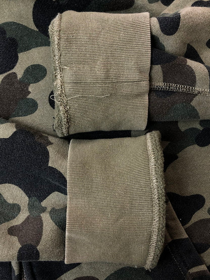 【中古品】【メンズ】 A BATHING APE アベイシングエイプ 1ST CAMO SHARK FULL ZIP HOODIE 001ZPJ701006M ファーストカモ シャーク フルジップフーディー トップス パーカー 142-260429-kk-42-min サイズ：XL カラー：グリーン 万代Net店