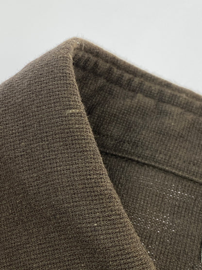 【中古品】【メンズ】 STEVEN ALAN スティーブン アラン パナマレギュラーカラーショートスリーブシャツ 8116-186-0354 半袖シャツ メンズ トップス 140-260617-KS-03-min サイズ：M カラー：ブラウン 万代Net店