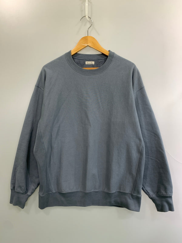 【中古品】【メンズ】 STEVEN ALAN スティーブンアラン ウラケ セットイン クルーネック スウェット 8112-199-0453 メンズ トップス 140-260518-em-16-min サイズ：M カラー：スモークライトブルー 万代Net店