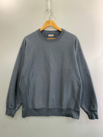 【中古品】【メンズ】 STEVEN ALAN スティーブンアラン ウラケ セットイン クルーネック スウェット 8112-199-0453 メンズ トップス 140-260518-em-16-min サイズ：M カラー：スモークライトブルー 万代Net店