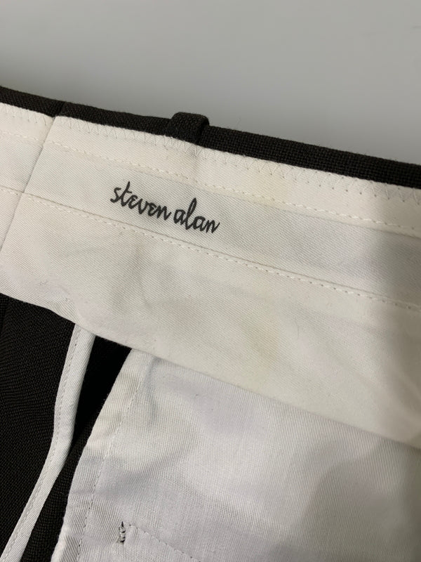 【中古品】【メンズ】 STEVEN ALAN スティーブンアラン 8114-177-1029 2TAC PANTS ツータックパンツ 151-260523-zi-15-min サイズ：M カラー：ブラウン 万代Net店