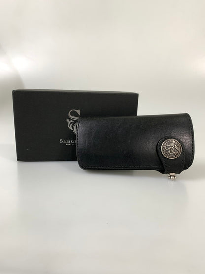 【中古品】【メンズ】 SAMURAI CRAFT サムライクラフト A-2 LONG WALLET ロングウォレット 長財布 200-260430-em-14-min カラー：ブラック 万代Net店