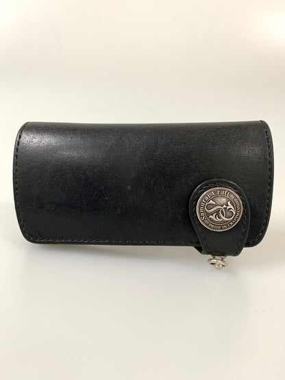 【中古品】【メンズ】 SAMURAI CRAFT サムライクラフト A-2 LONG WALLET ロングウォレット 長財布 200-260430-em-14-min カラー：ブラック 万代Net店