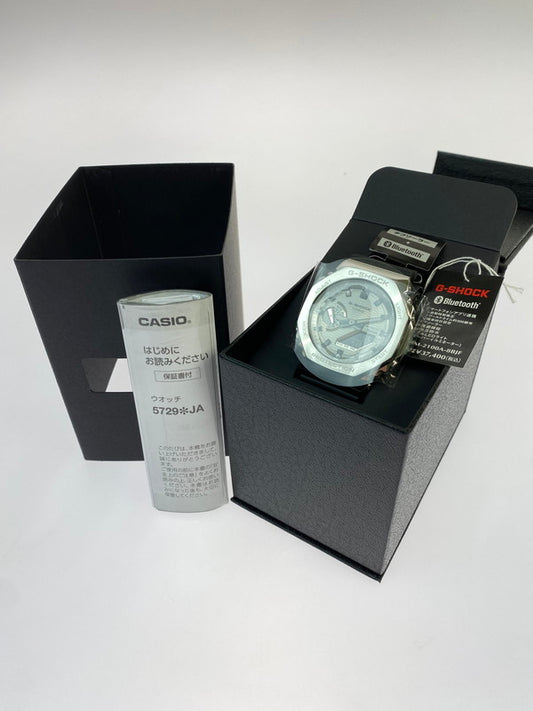 【中古美品】【メンズ】 G-SHOCK ジーショック メタルカバード オクタゴン 腕時計 GBM-2100A-8BJF メンズ ウォッチ 196-260430-em-58-min カラー：シルバー 万代Net店