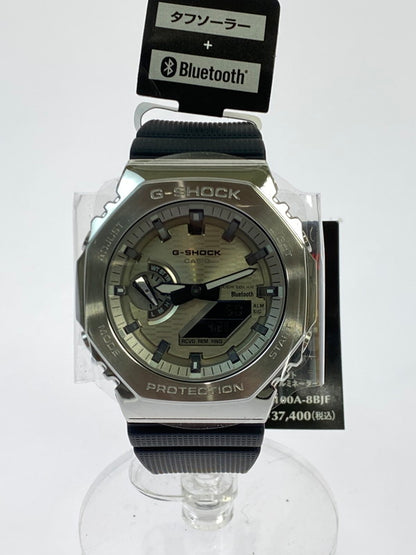 【中古美品】【メンズ】 G-SHOCK ジーショック メタルカバード オクタゴン 腕時計 GBM-2100A-8BJF メンズ ウォッチ 196-260430-em-58-min カラー：シルバー 万代Net店