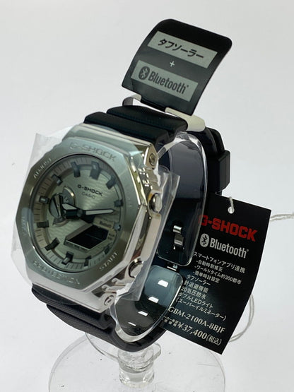 【中古美品】【メンズ】 G-SHOCK ジーショック メタルカバード オクタゴン 腕時計 GBM-2100A-8BJF メンズ ウォッチ 196-260430-em-58-min カラー：シルバー 万代Net店