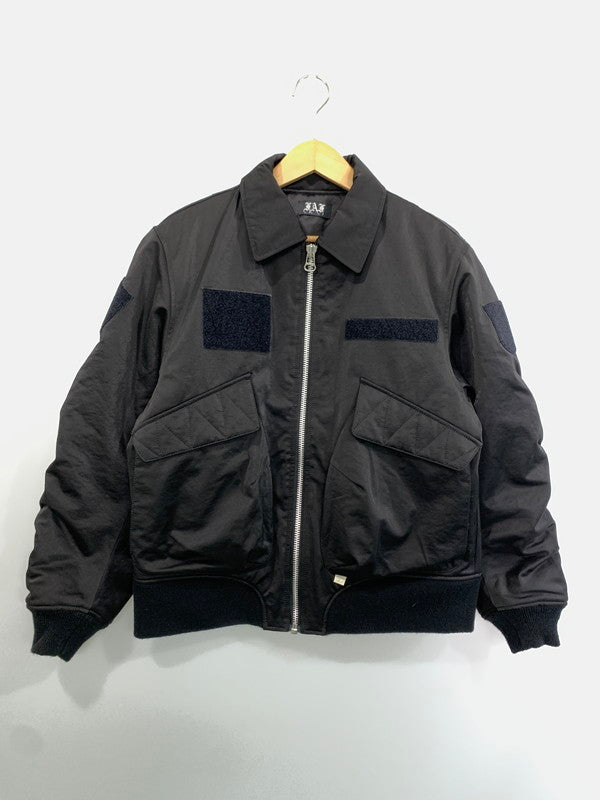 【中古品】【メンズ】 FAF エフエーエフ FWU-45 FLIGHT JACKET 3342507 フライトジャケット アウター 142-260429-kk-15-min サイズ：1 カラー：ブラック 万代Net店