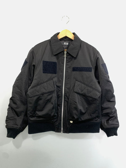 【中古品】【メンズ】 FAF エフエーエフ FWU-45 FLIGHT JACKET 3342507 フライトジャケット アウター 142-260429-kk-15-min サイズ：1 カラー：ブラック 万代Net店