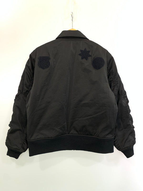 【中古品】【メンズ】 FAF エフエーエフ FWU-45 FLIGHT JACKET 3342507 フライトジャケット アウター 142-260429-kk-15-min サイズ：1 カラー：ブラック 万代Net店
