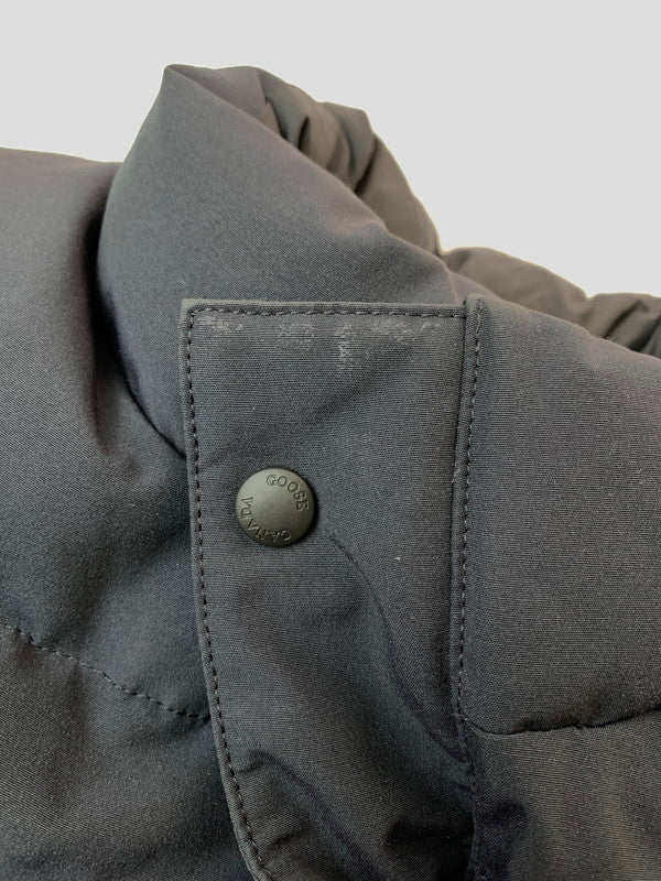 【中古品】【メンズ】 CANADA GOOSE カナダグース FREESTYLE VEST 4150M フリースタイルベスト ライトアウター ダウンベスト 141-260429-kk-18-min サイズ：S カラー：ネイビー 万代Net店