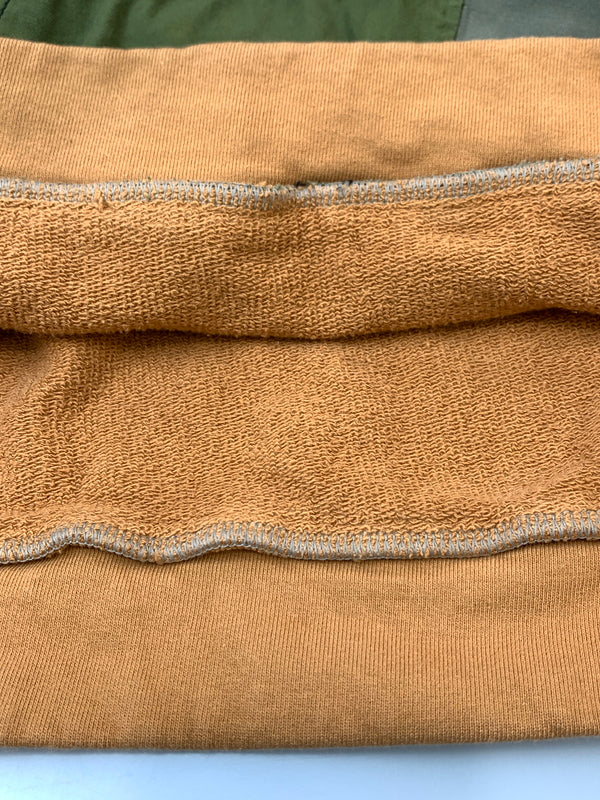 【中古品】【メンズ】 COTE MER コートメール PATCH WORK HOODIE パッチワーク フーディー メンズ スウェット パーカー トップス 142-260518-em-07-min カラー：オレンジ系 万代Net店