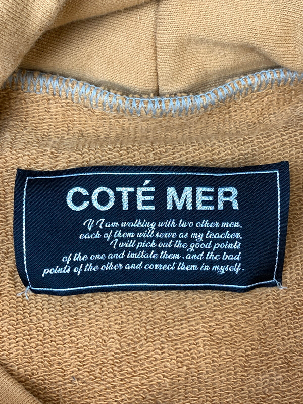 【中古品】【メンズ】 COTE MER コートメール PATCH WORK HOODIE パッチワーク フーディー メンズ スウェット パーカー トップス 142-260518-em-07-min カラー：オレンジ系 万代Net店