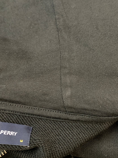 【中古品】【メンズ】 FRED PERRY フレッドペリー M8709 HEAVY WEIGHT PULLOVER SWEAT プルオーバーパーカー 141-260508-AS-20-min サイズ：M カラー：ブラック 万代Net店