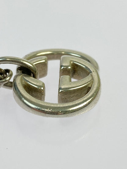 【中古品】【メンズ/レディース】 GUCCI グッチ インターロッキングG ネックレス アクセサリー ペンダント 182-260603-em-22-min カラー：シルバー 万代Net店