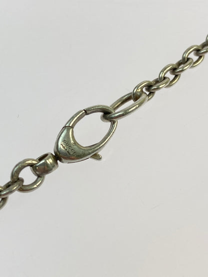 【中古品】【メンズ/レディース】 GUCCI グッチ インターロッキングG ネックレス アクセサリー ペンダント 182-260603-em-22-min カラー：シルバー 万代Net店