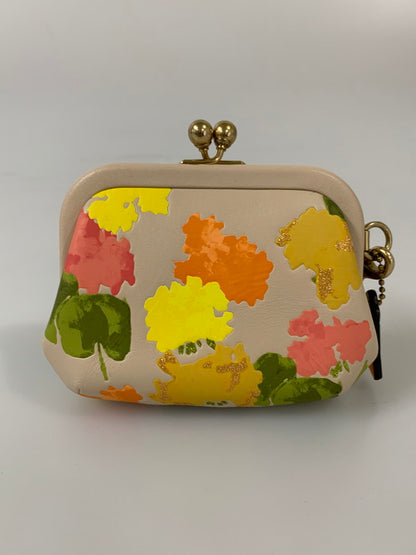 【中古品】【レディース】 COACH コーチ キスロックコインパース E2281 コインケース 小銭入れ 181-260430-em-15-min カラー：ベージュ系（マルチカラー） 万代Net店