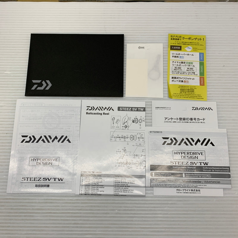 【中古品】 ダイワ 24スティーズ SV TW 100XHL ベイトリール 釣り フィッシング 釣り道具 134-260427-em-18-min 万代Net店