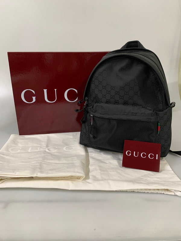 【中古品】【メンズ/レディース】 GUCCI グッチ BACKPACK 826364FAD72 バックパック リュックサック 180-260430-em-01-min カラー：ブラック 万代Net店