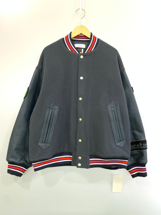 【中古美品】【メンズ】 FACETASM ファセッタズム 25AW HINDI STADIUM JACKET JOO-JK-U06 ヒンディー スタジアムジャケット アウター スタジャン 140-260429-kk-16-min サイズ：4 カラー：グレー 万代Net店