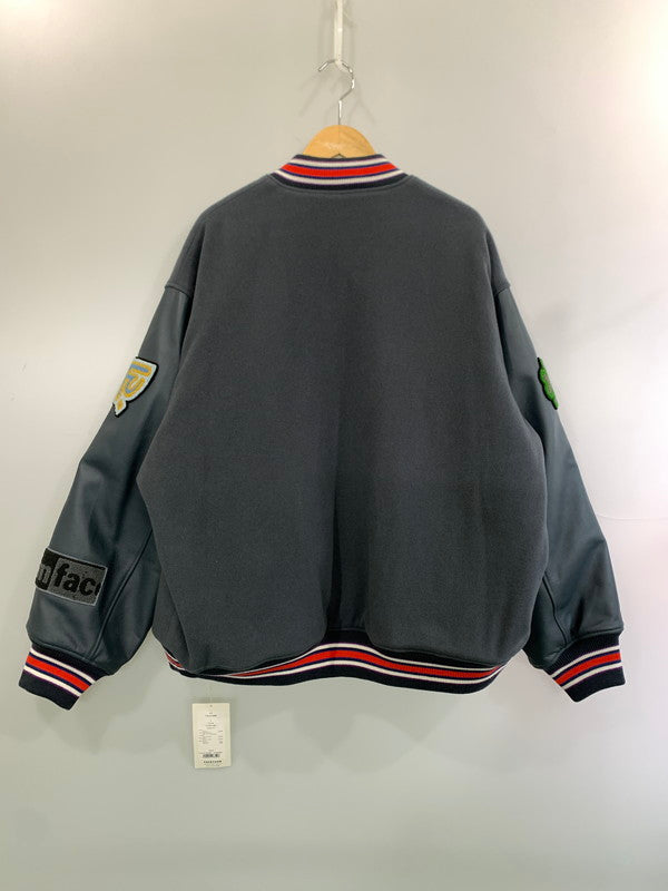 【中古美品】【メンズ】 FACETASM ファセッタズム 25AW HINDI STADIUM JACKET JOO-JK-U06 ヒンディー スタジアムジャケット アウター スタジャン 140-260429-kk-16-min サイズ：4 カラー：グレー 万代Net店