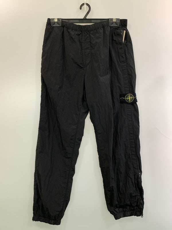 【中古品】【メンズ】 STONE ISLAND ストーンアイランド NYLON METAL IN ECONYL TROUSERS L1S153100035 ナイロンメタル イン エコニール トラウザーズ ボトムス ジョガーパンツ 152-260429-kk-27-min サイズ：33 カラー：ブラック 万代Net店