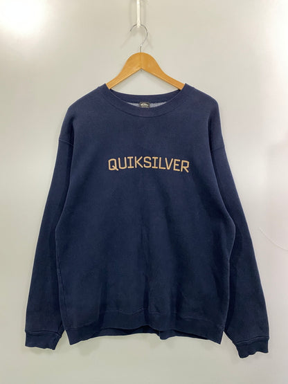 【現状渡し品】【メンズ】 QUIKSILVER クイックシルバー 90's SWEATSHIRT 90年代 スウェットシャツ トレーナー トップス 146-260715-yn-28-min サイズ：表記なし 下記参照 カラー：ネイビー 万代Net店