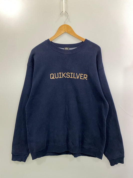 【現状渡し品】【メンズ】 QUIKSILVER クイックシルバー 90's SWEATSHIRT 90年代 スウェットシャツ トレーナー トップス 146-260715-yn-28-min サイズ：表記なし 下記参照 カラー：ネイビー 万代Net店