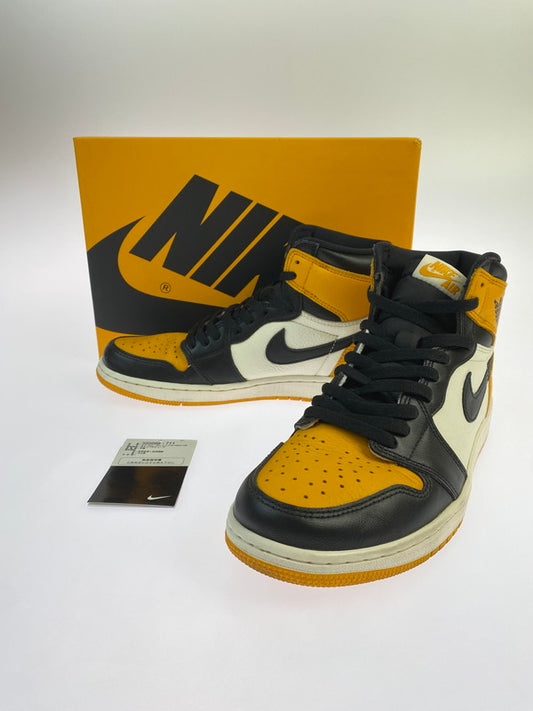 【中古品】【メンズ】 NIKE ナイキ AIR JORDAN 1 RETRO HIGH OG 555088-711 エアジョーダンワン レトロ ハイ オージー 靴 シューズ スニーカー SNEAKER 160-260430-KS-07-min サイズ：27.5cm US9.5 カラー：ブラック/イエロー 万代Net店