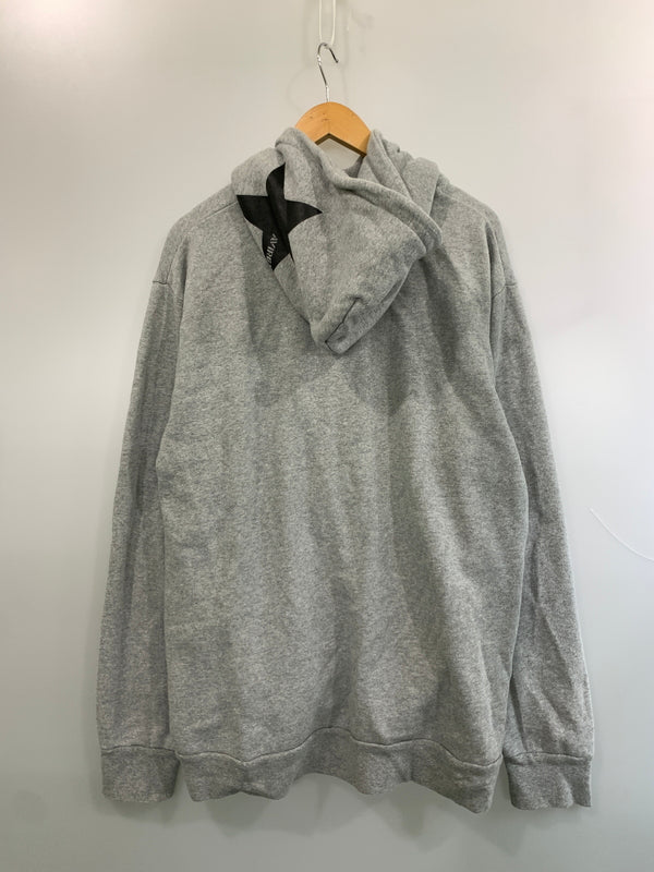 【中古品】【メンズ】 AVIREX アヴィレックス 6193572 HALF ZIP HOODIE ハーフジップ パーカー 145-260508-AS-24-min サイズ：2XL カラー：グレー 万代Net店