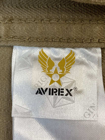 【中古品】【メンズ】 AVIREX アヴィレックス 6125138 UTILITY SHIRT2 ユーティリティ-シャツ ライトアウター 145-260508-AS-23-min サイズ：2XL カラー：カーキ 万代Net店
