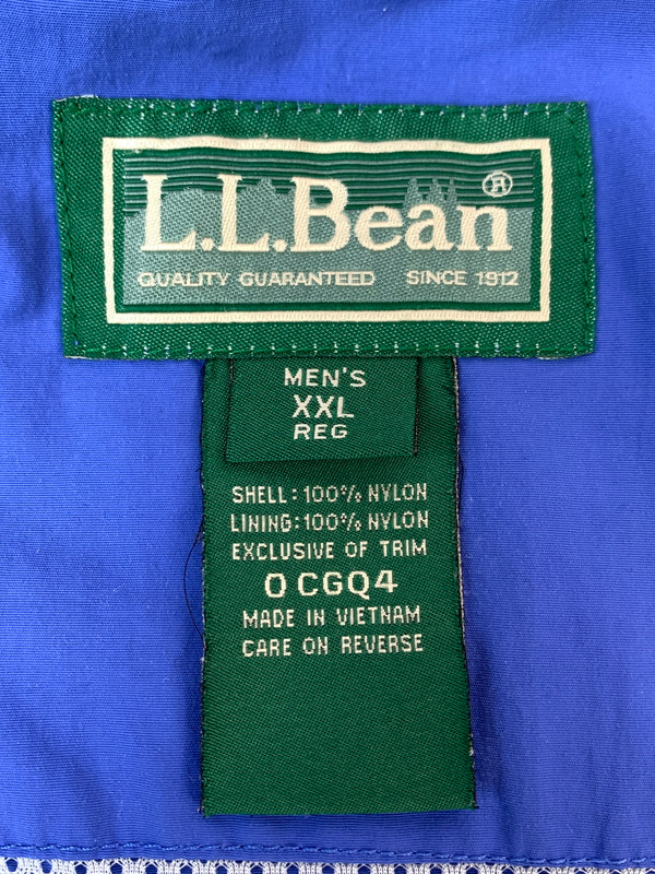 【中古品】【メンズ】 L.L.BEAN エルエルビーン 00S NYLON JACKET ナイロンジャケット アウター 146-260508-AS-21-min サイズ：XXL カラー：ブルー 万代Net店