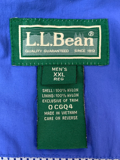 【中古品】【メンズ】 L.L.BEAN エルエルビーン 00S NYLON JACKET ナイロンジャケット アウター 146-260508-AS-21-min サイズ：XXL カラー：ブルー 万代Net店