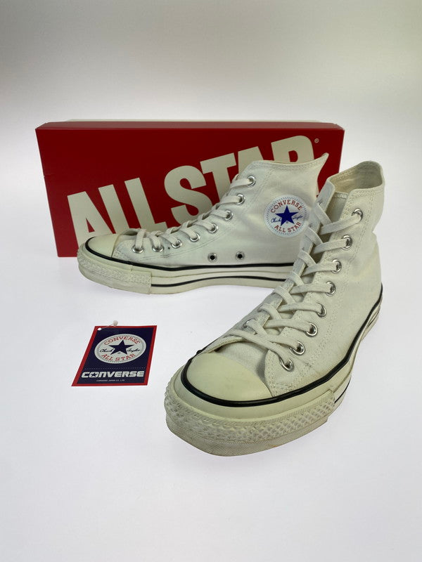 【中古品】【メンズ】 CONVERSE コンバース CANVAS AS J HI キャンバス オールスター ジャパン ハイ 靴 シューズ スニーカー SNEAKER 163-260430-KS-17-min サイズ：25.5cm US7 カラー：ホワイト 万代Net店