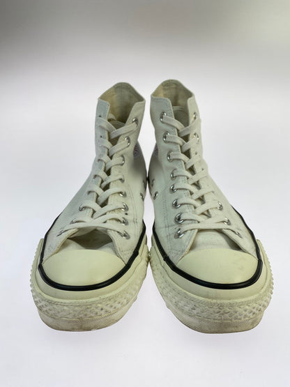 【中古品】【メンズ】 CONVERSE コンバース CANVAS AS J HI キャンバス オールスター ジャパン ハイ 靴 シューズ スニーカー SNEAKER 163-260430-KS-17-min サイズ：25.5cm US7 カラー：ホワイト 万代Net店