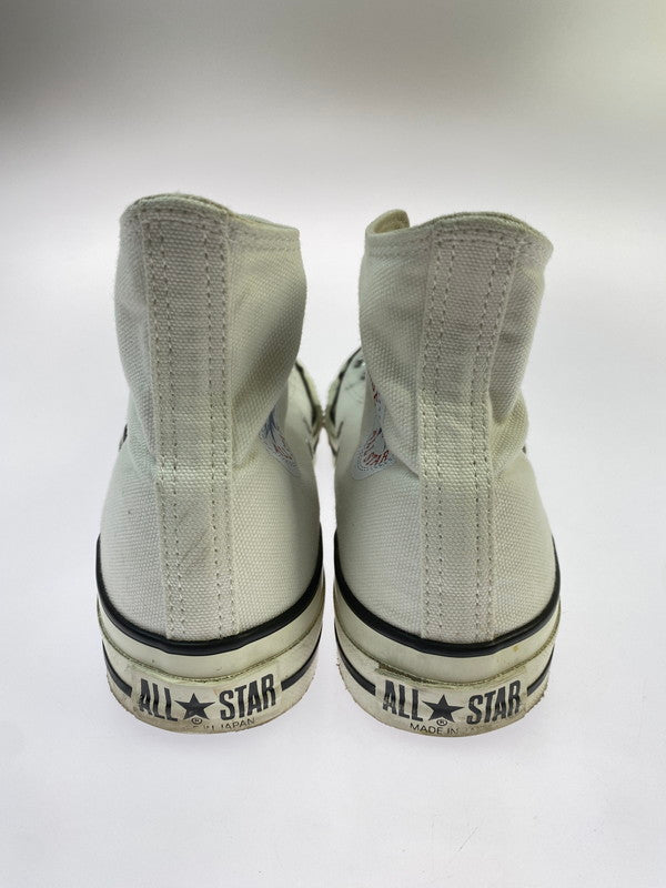 【中古品】【メンズ】 CONVERSE コンバース CANVAS AS J HI キャンバス オールスター ジャパン ハイ 靴 シューズ スニーカー SNEAKER 163-260430-KS-17-min サイズ：25.5cm US7 カラー：ホワイト 万代Net店
